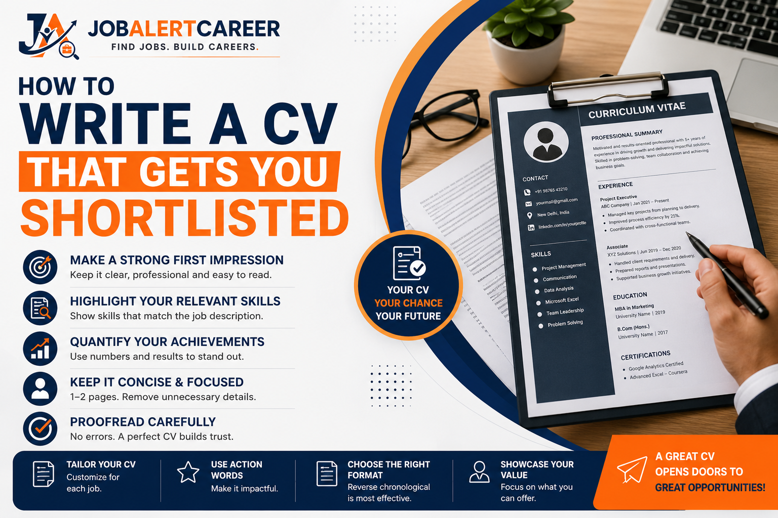 How to Write a CV That Gets You Shortlisted