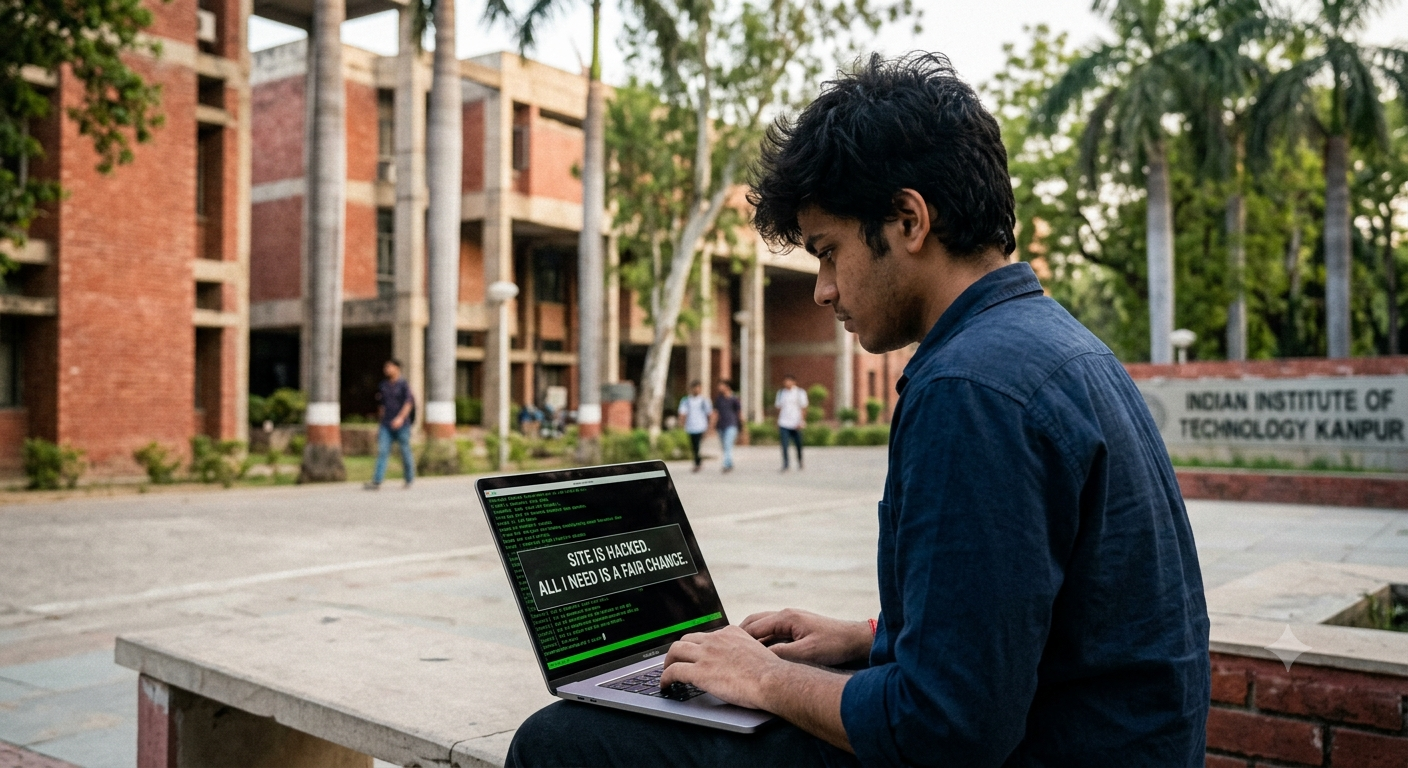 Admission Reject Hua Toh IIT Kanpur Ki Website Hack Kar Dikhaya Skill!