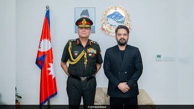 Indian Army Chief General Dhiraj Seth met Nepal’s Prime Minister and Defence Minister, Balendra Shah, at Singha Durbar in Kathmandu.